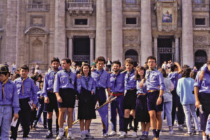 1986 - Branca RS a Roma in visita con il Pavullo 1